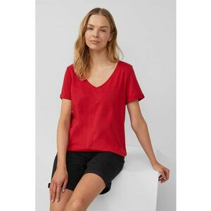 Tricou lejer cu decolteu in V imagine