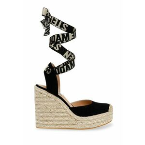 Sandale wedge cu sireturi Dafina imagine