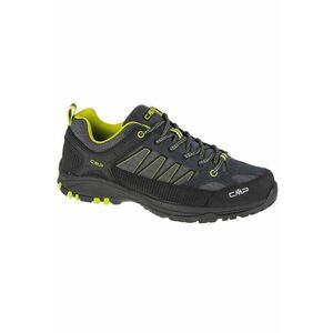 Pantofi de drumetie pentru barbati - Piele & Stofa - Gri - 68785 imagine