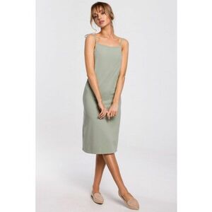 Rochie midi cu bretele subtiri - imagine