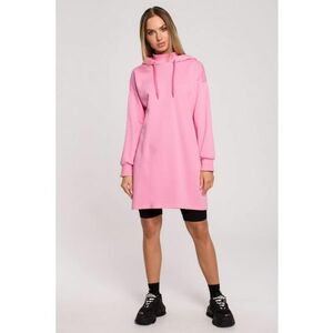 Rochie cu guler inalt si gluga - imagine