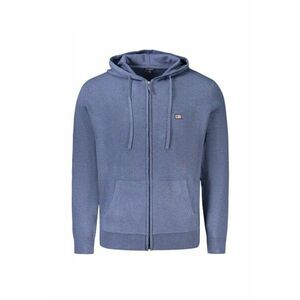 Hanorac cu fermoar barbati - cu mini logo brodat - Regular fit - imagine