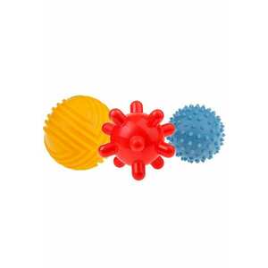 Set 3 mingi senzoriale - Plastic - Multicolor imagine