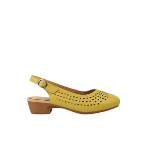 Sandale casual - dama - X460018C galben - piele naturala imagine