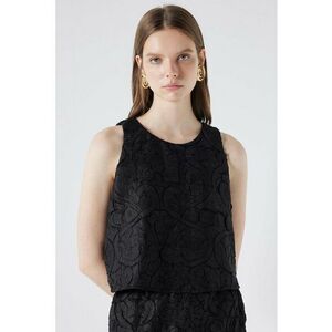 Bluza crop fara maneci imagine