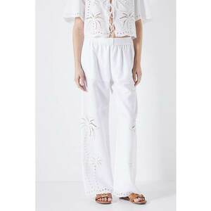 Pantaloni din amestec de in imagine