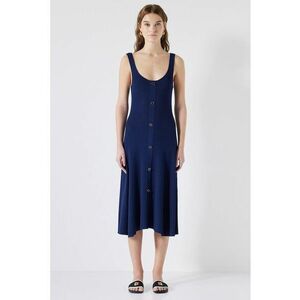 Rochie midi fara maneci imagine