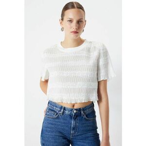 Bluza crop texturata imagine