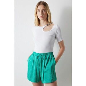 Tricou crop cu detaliu cu decupaj imagine