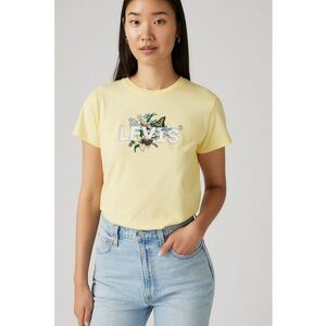 Tricou de bumbac cu decolteu la baza gatului imagine