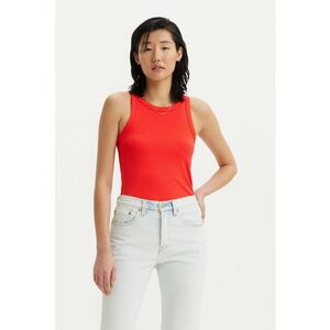 Top slim fit striat din amestec de modal imagine