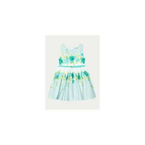 Rochie fete - 013683 - Albastru - Bumbac - imagine