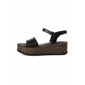 Sandale wedge din piele imagine