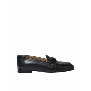 Pantofi loafer de piele cu varf rotund imagine