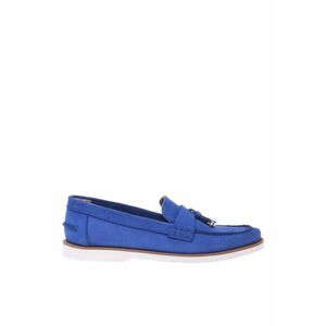 Pantofi loafer de piele intoarsa cu canafi imagine