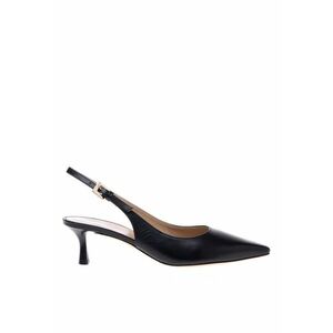 Pantofi slingback de piele cu varf ascutit imagine