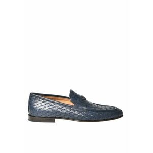 Pantofi loafer din piele cu design tesut imagine
