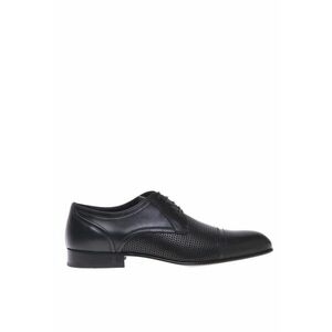 Pantofi din piele cu design perforat imagine