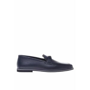 Pantofi loafer cu aplicatie logo si aspect texturat imagine