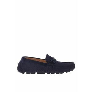 Mocasini din piele intoarsa cu design tesut imagine