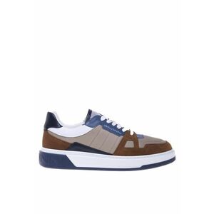 Pantofi sport cu garnituri de piele intoarsa si sintetica imagine