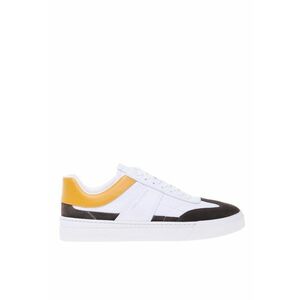 Pantofi sport cu garnituri din piele intoarsa imagine