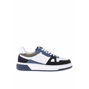 Pantofi sport cu garnituri de piele intoarsa si sintetica imagine