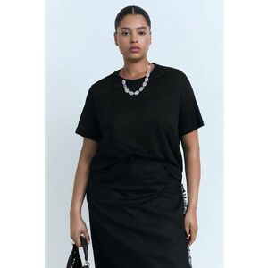 Tricou de in cu decolteu la baza gatului imagine