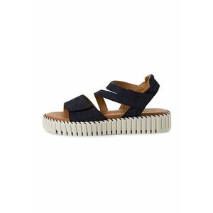 Sandale cu velcro si detalii de piele imagine