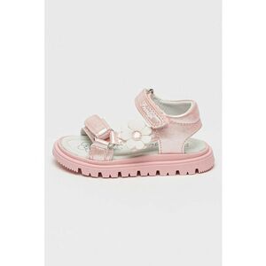 Sandale din piele ecologica cu floare imagine
