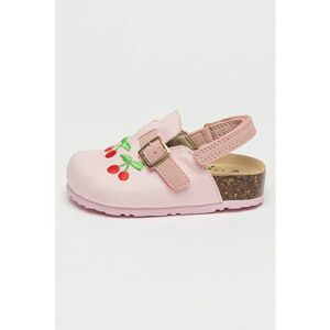 Papuci slingback cu detalii brodate imagine