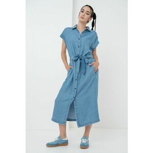 Rochie-camasa din chambray din lyocell imagine