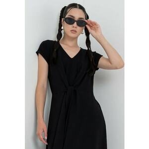 Rochie maxi cu decolteu in V imagine
