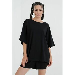 Tricou supradimensionat cu decupaje pe partea din spate imagine