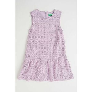 Rochie din dantela cu terminatie cu volane imagine