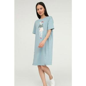 Rochie-tricou cu imprimeu imagine