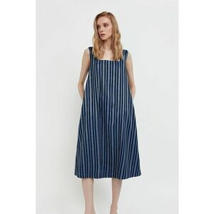 Rochie midi cu cordon in talie imagine