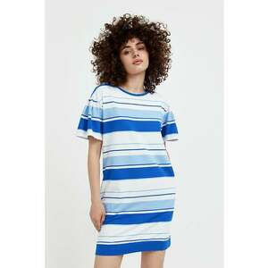 Rochie-tricou lejera cu model in dungi imagine