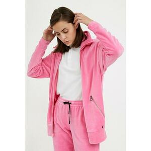 Bluza de trening cu fermoar si guler inalt imagine