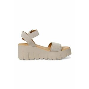 Sandale wedge din piele imagine