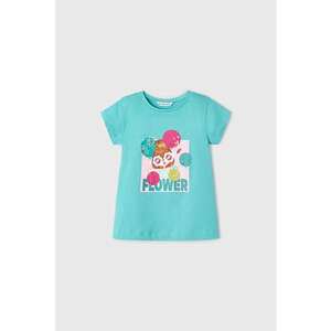 Tricou de bumbac cu imprimeu grafic imagine
