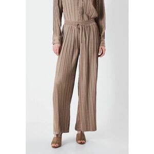 Pantaloni cu pliuri si snur imagine