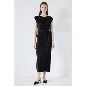 Rochie maxi cu aspect striat imagine