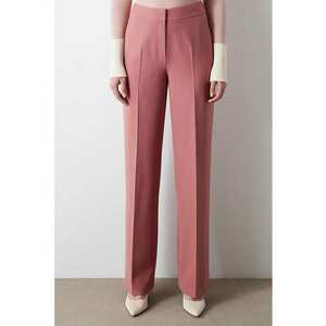 Pantaloni cu croiala ampla si model uni imagine