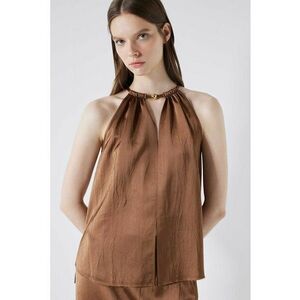 Top halter de satin imagine