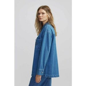 Camasa din denim cu buzunare pe piept imagine