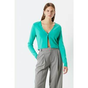 Cardigan cu decolteu in V si model uni imagine