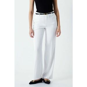 Pantaloni drepti cu pense imagine