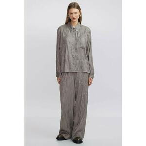Pantaloni regular fit cu talie inalta imagine