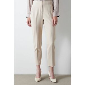 Pantaloni crop cu croiala conica imagine